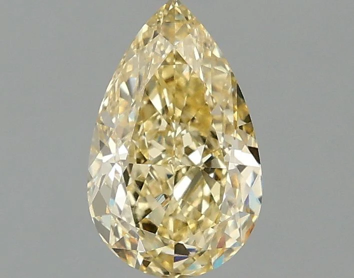 Pear 1.01ct Fancy Intense Yellow