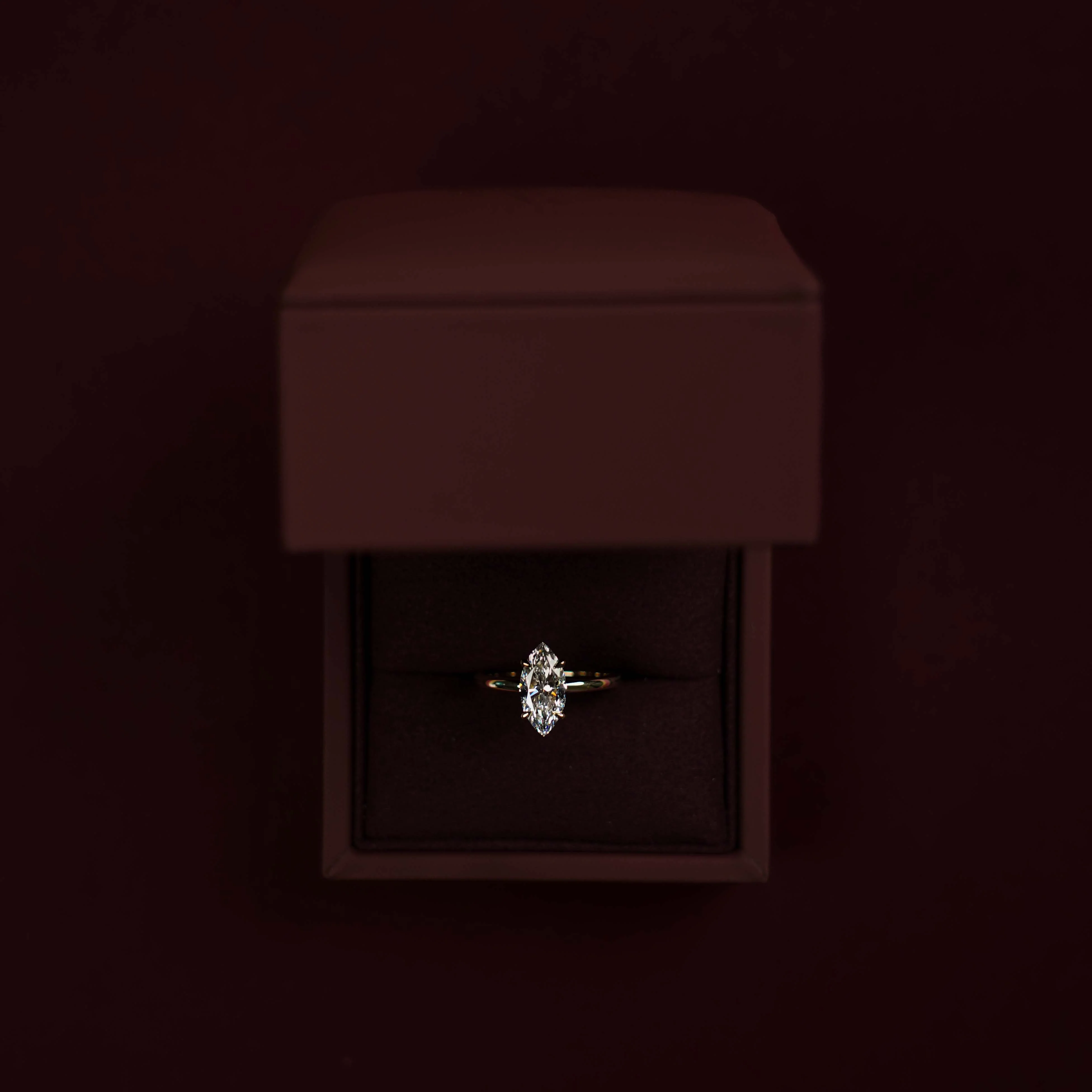 The Arie Ring - 1.58ct Lab Diamond Marquise Solitaire - Image 3