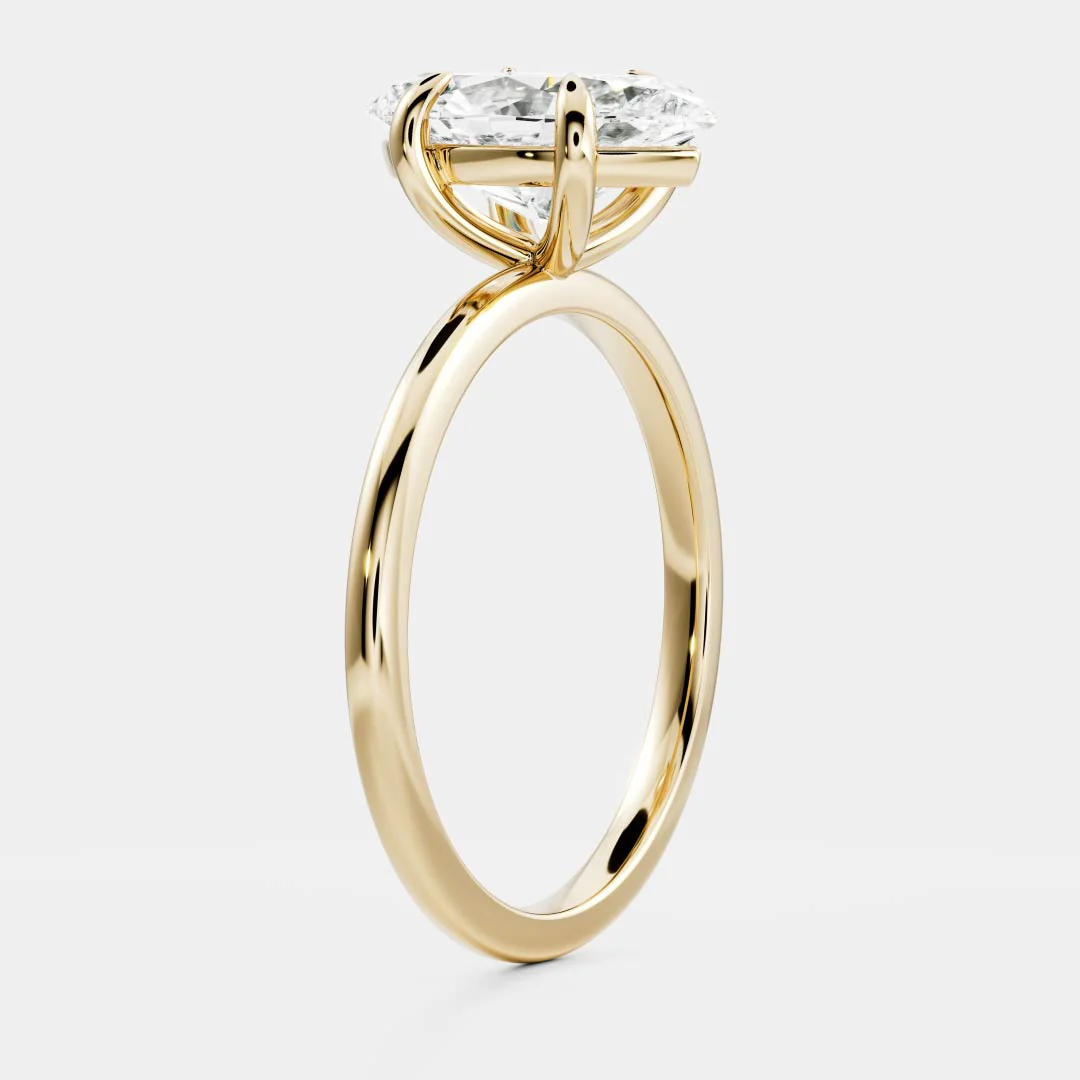 The Arie Ring - 1.58ct Lab Diamond Marquise Solitaire - Image 4