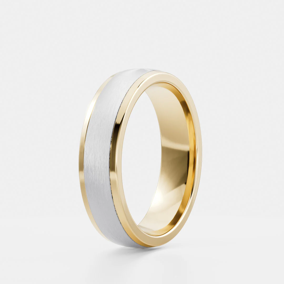 The Deacon Ring - Brushed Centre Men's Ceremonial Band - Image 14