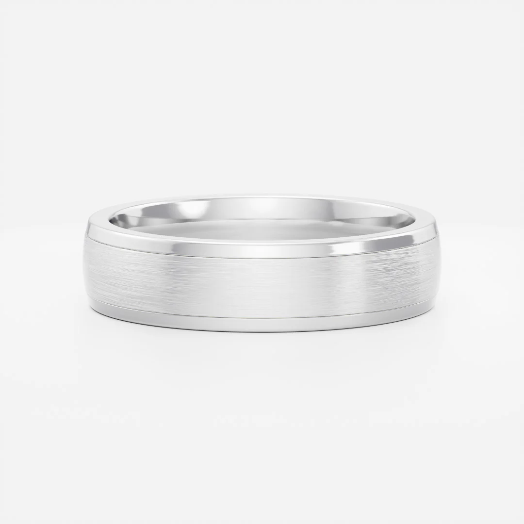 The Deacon Ring - Brushed Centre Men's Ceremonial Band - Image 3