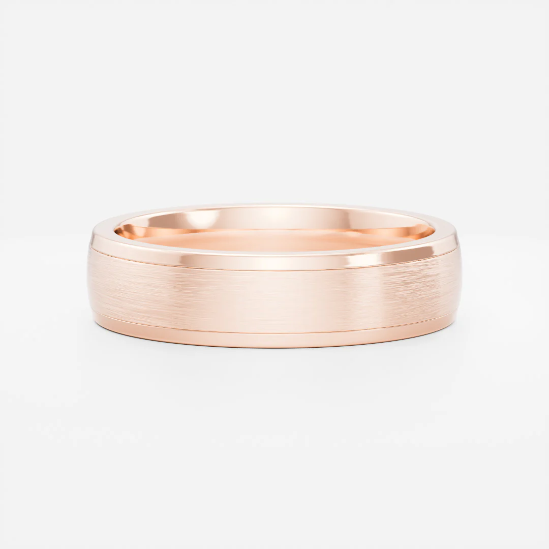 The Deacon Ring - Brushed Centre Men's Ceremonial Band - Image 4