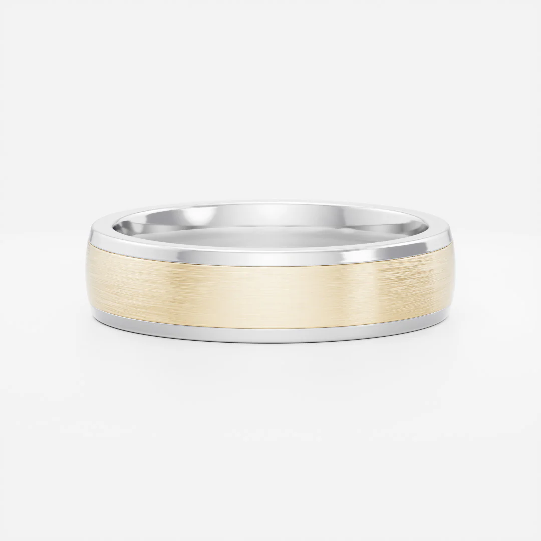 The Deacon Ring - Brushed Centre Men's Ceremonial Band - Image 5