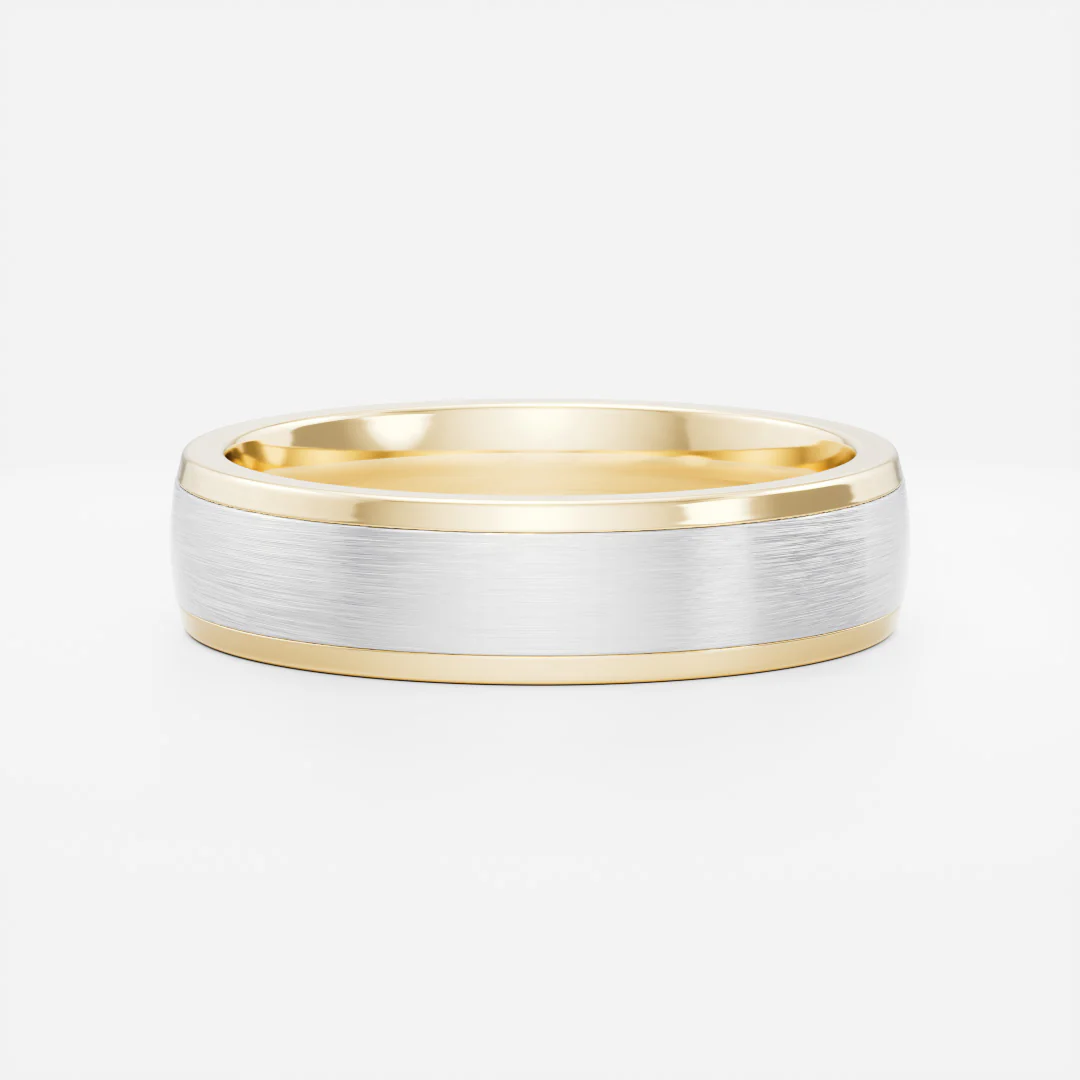 The Deacon Ring - Brushed Centre Men's Ceremonial Band - Image 7