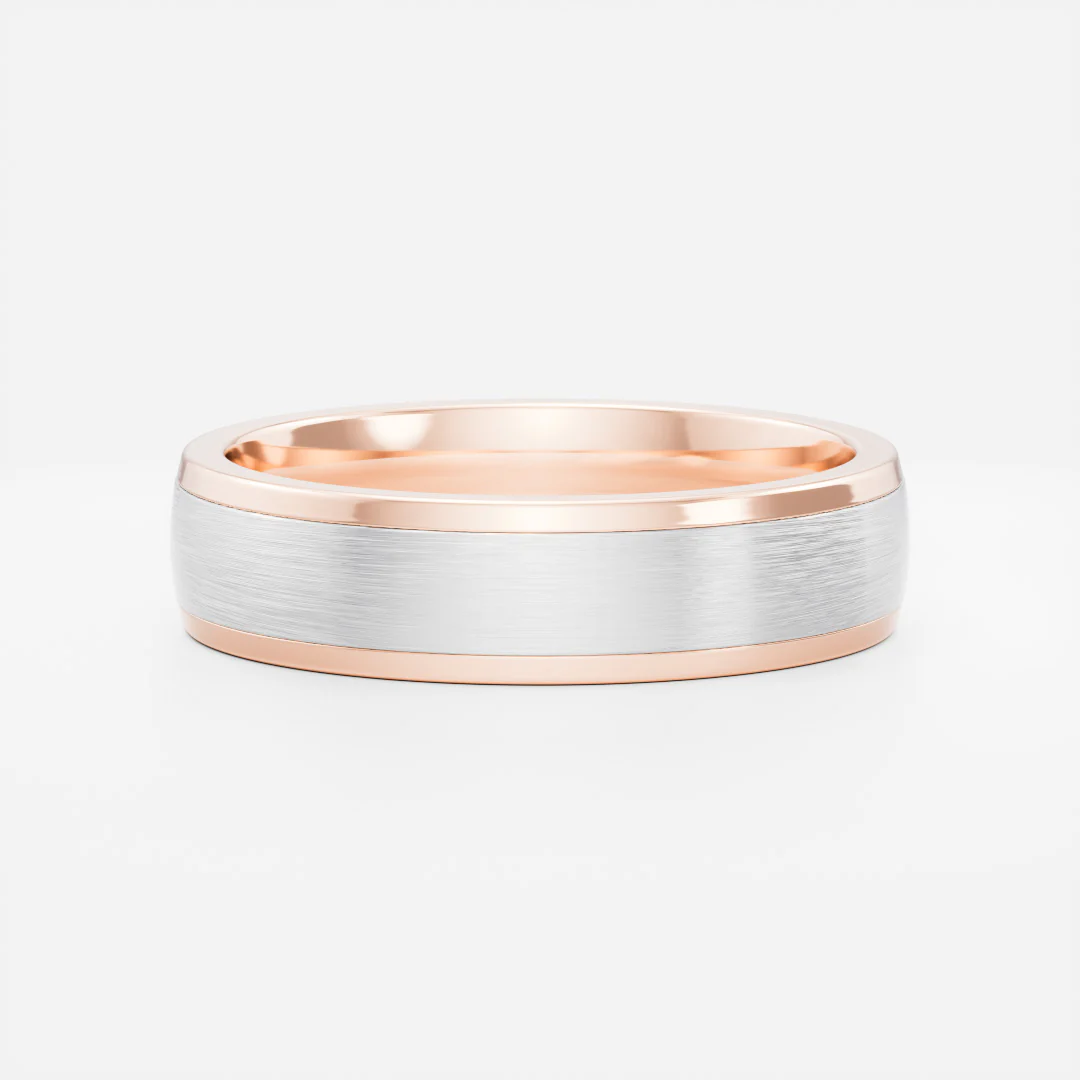 The Deacon Ring - Brushed Centre Men's Ceremonial Band - Image 8