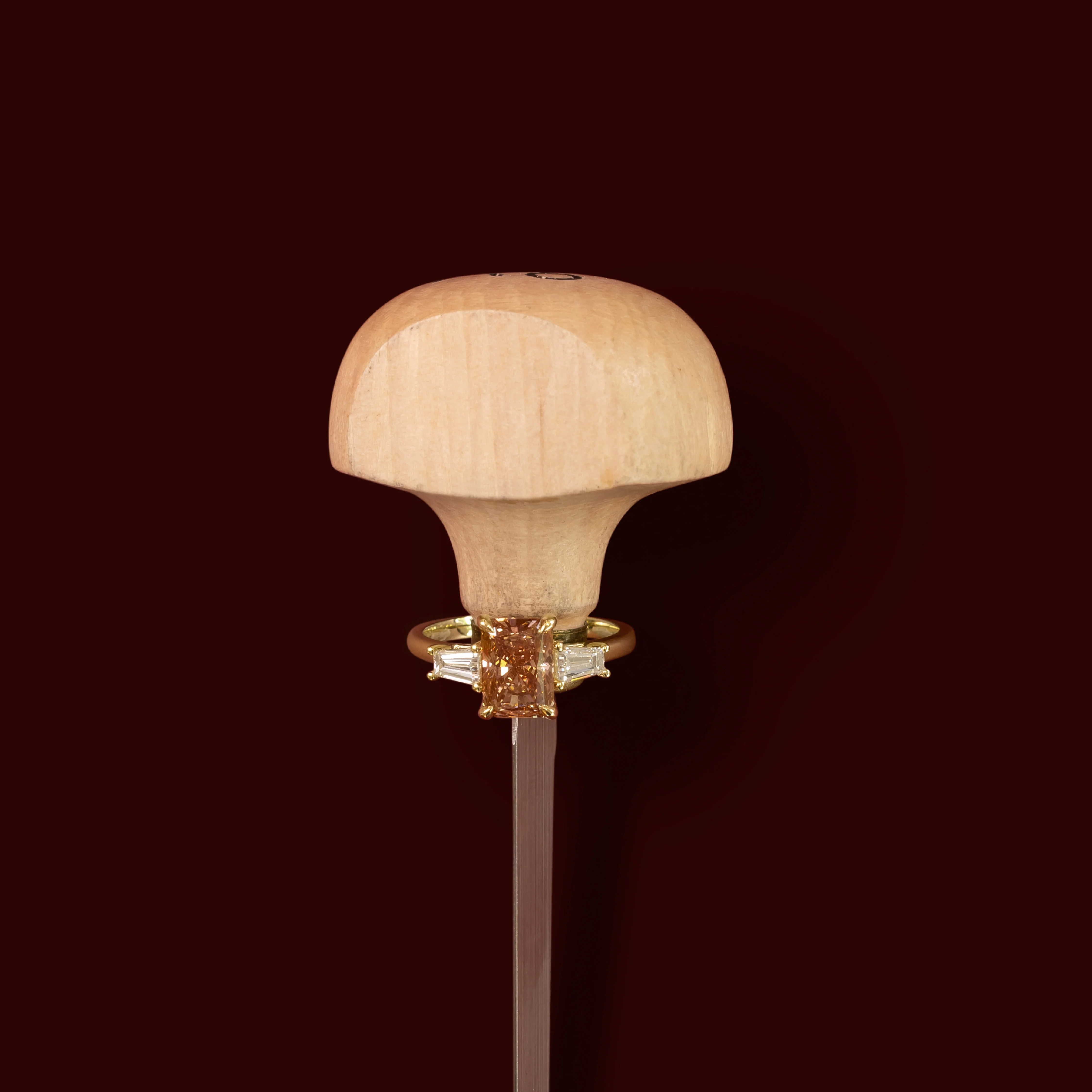 The Elina Ring - 2.02ct Radiant and Tapered Baguette Trilogy - Image 6