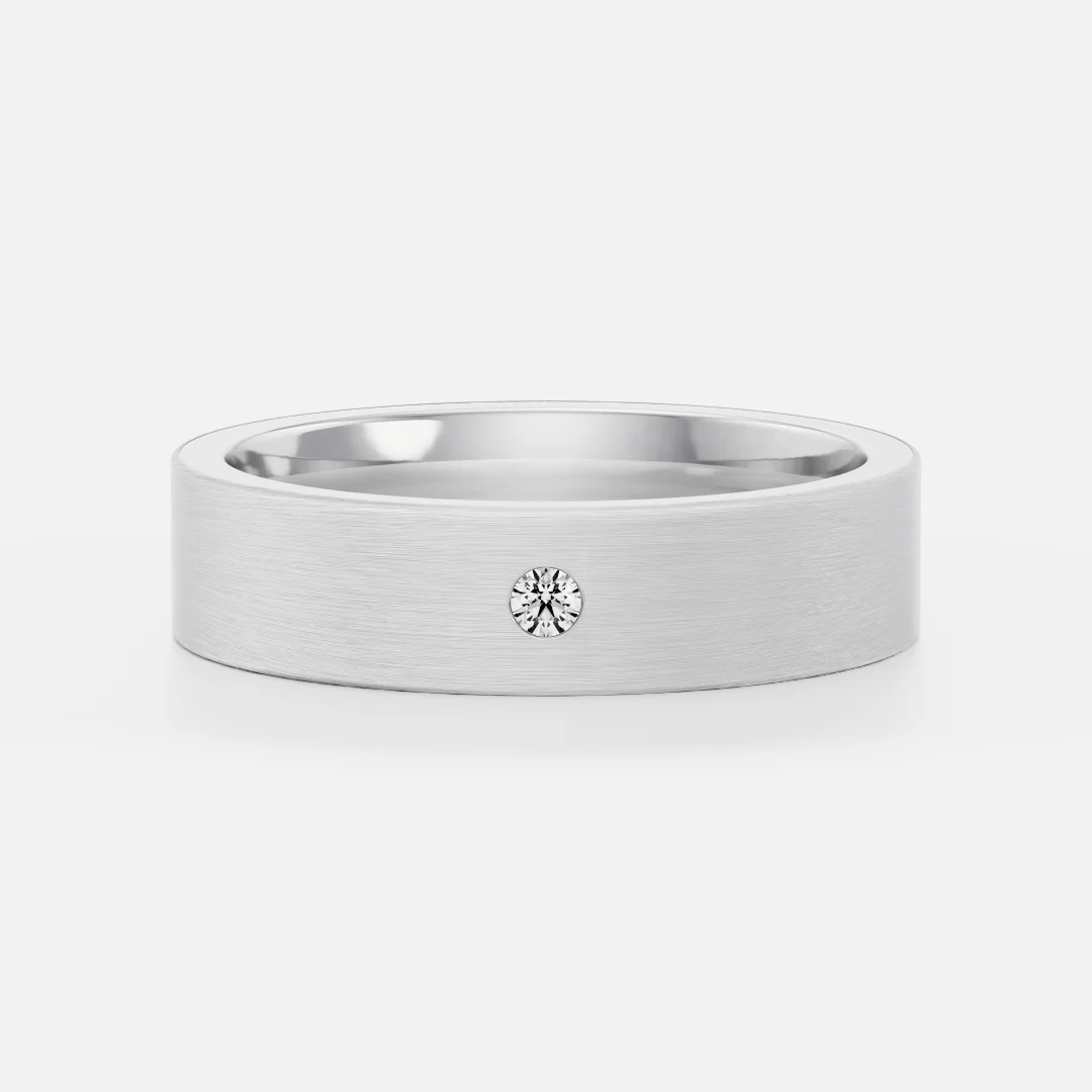 The Evander Ring - Brushed Statement Men's Ceremonial Band - Image 5