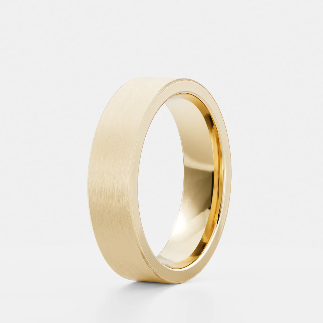 The Evander Ring - Brushed Statement Men's Ceremonial Band - Image 7