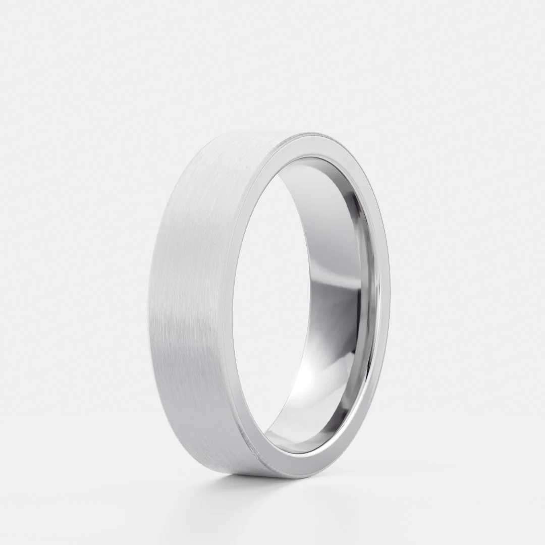 The Evander Ring - Brushed Statement Men's Ceremonial Band - Image 8