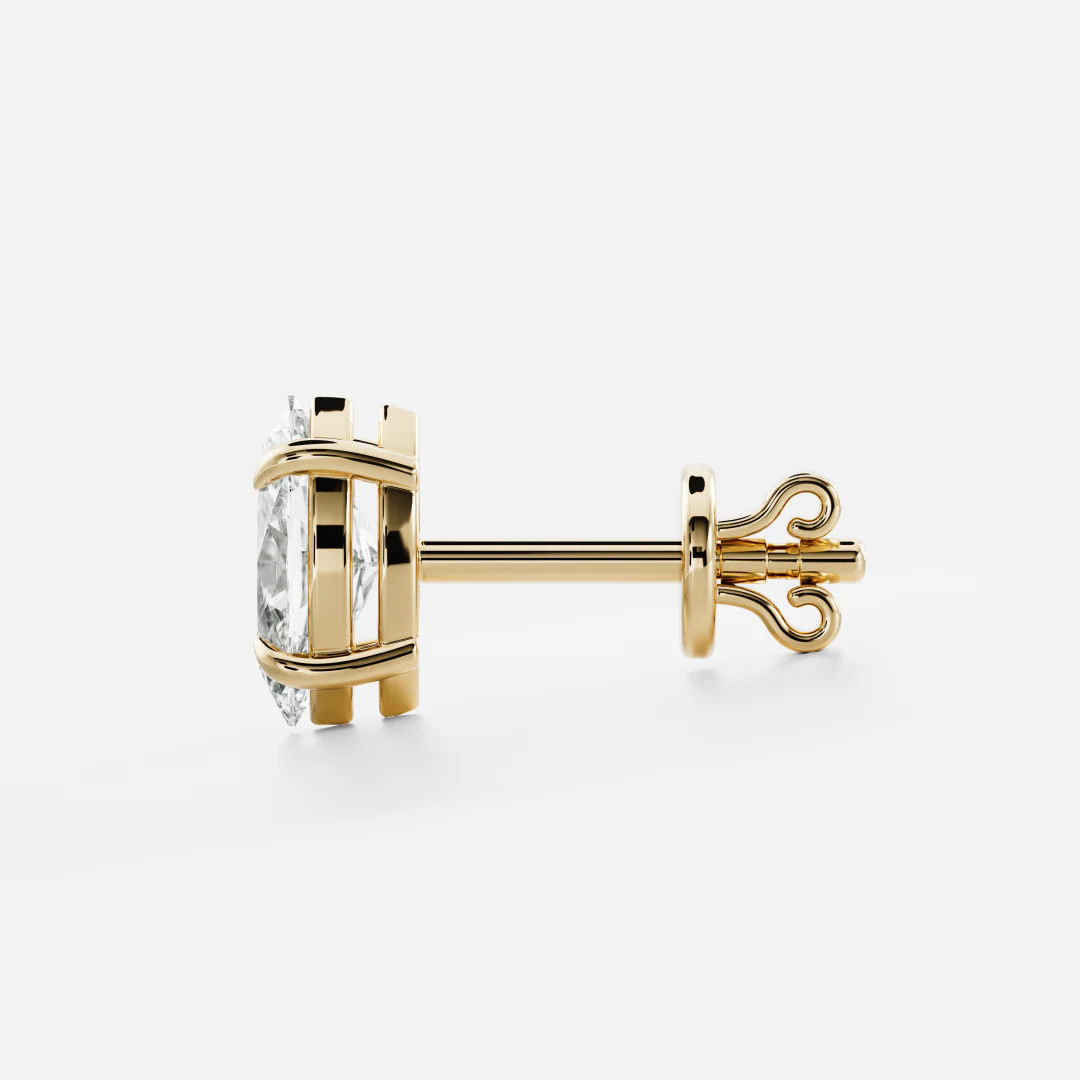 The Iris Earrings - Marquise Studs - Image 4