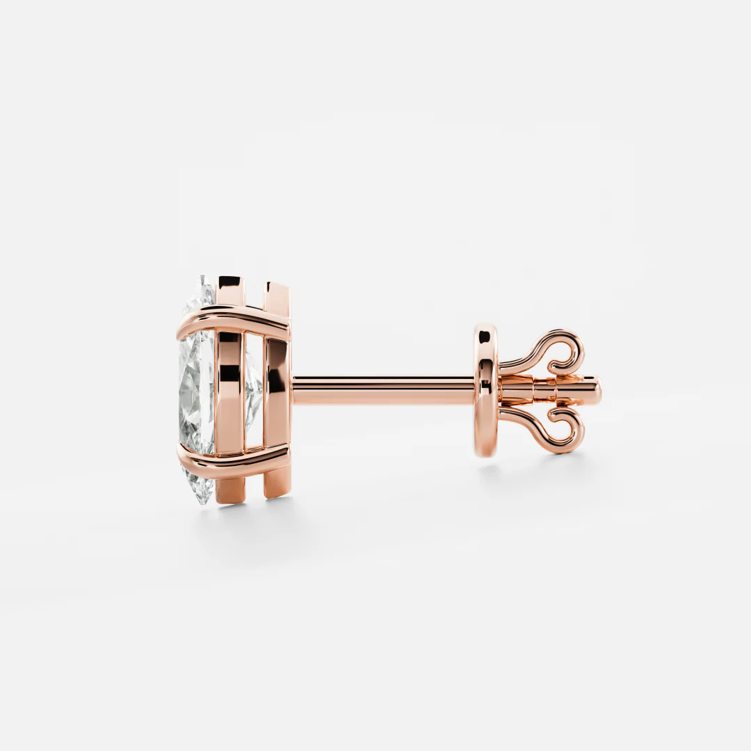 The Iris Earrings - Marquise Studs - Image 6