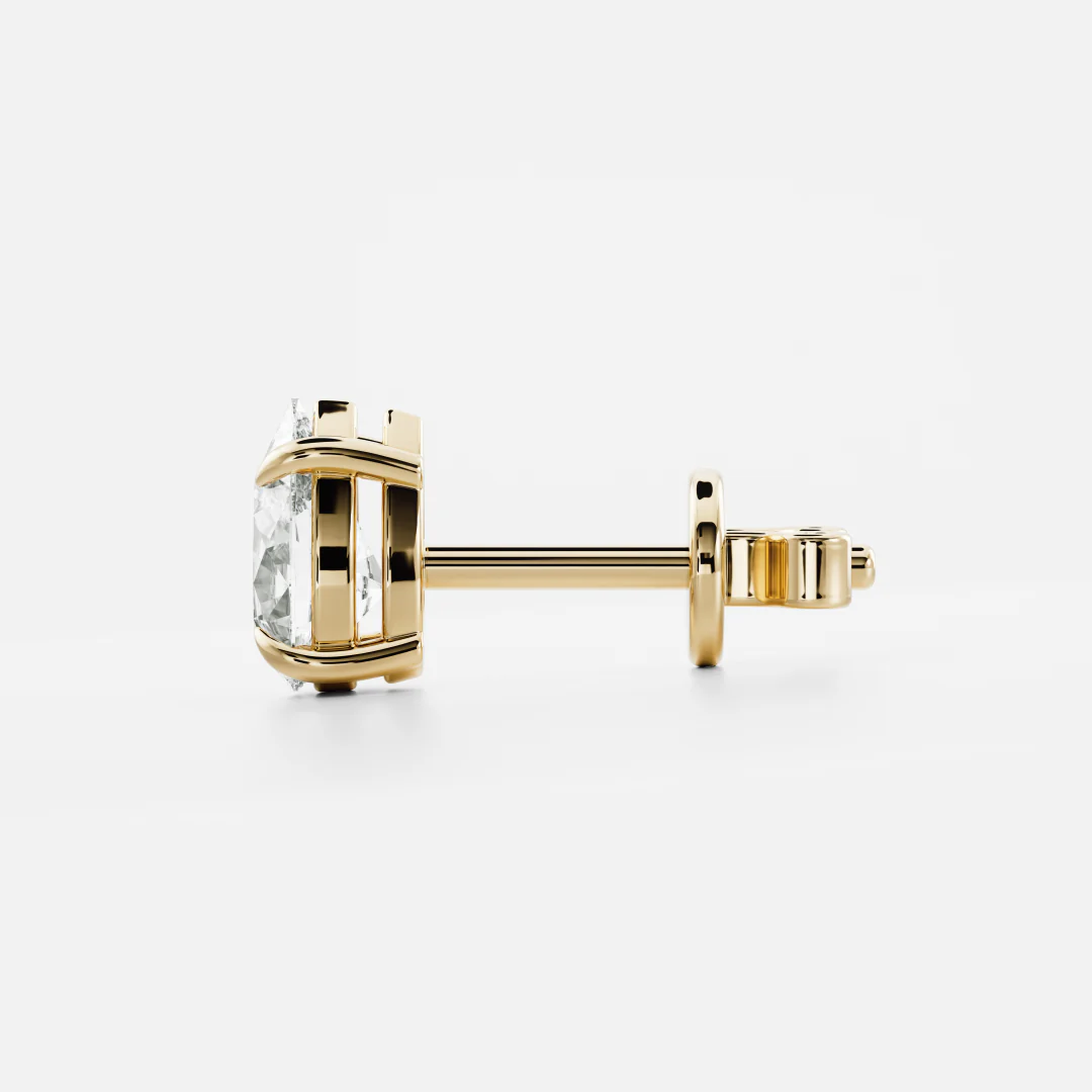 The Iris Earrings - Pear Studs - Image 5