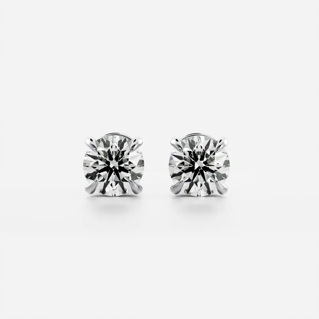 The Iris Earrings - Round Studs - Image 3