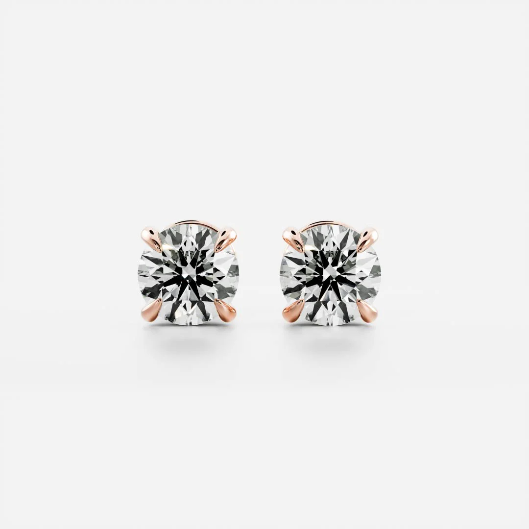 The Iris Earrings - Round Studs - Image 4