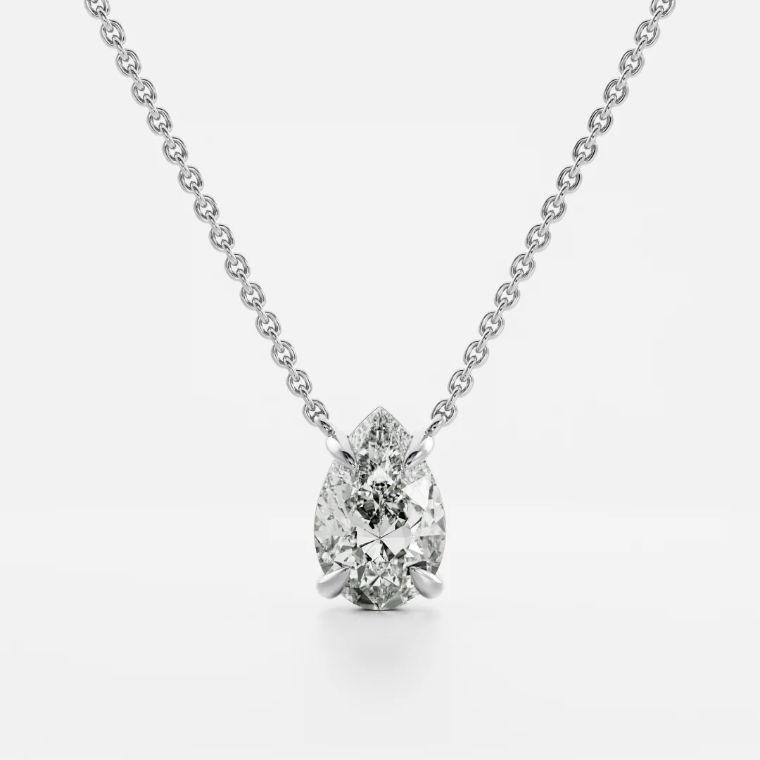 The Iris Necklace - Pear Pendant - Image 3