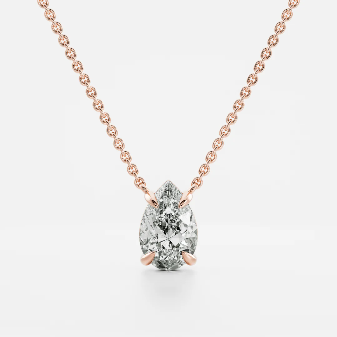 The Iris Necklace - Pear Pendant - Image 4