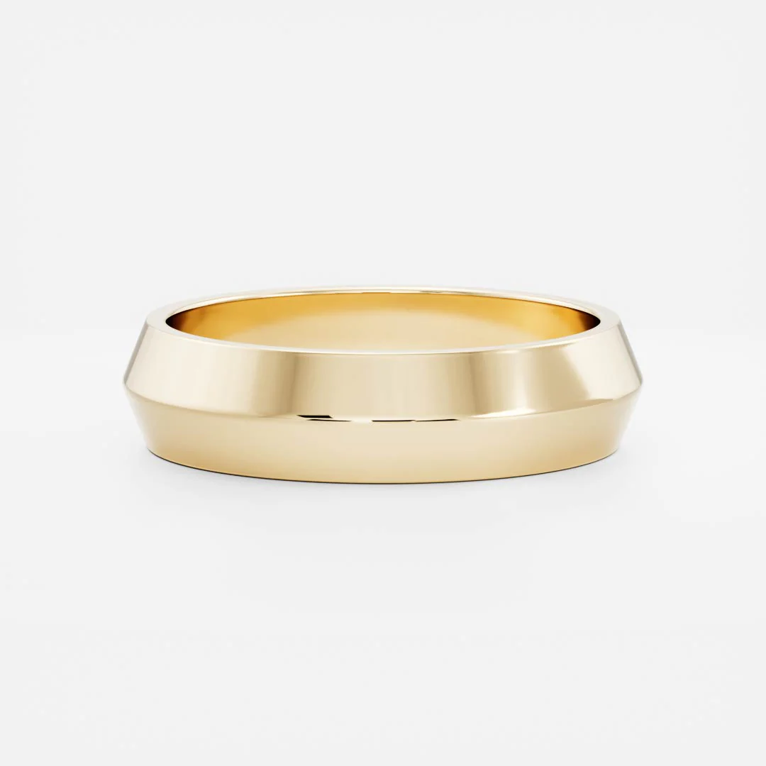 The Julian Ring - Classic Knife Edge Men's Wedding Band