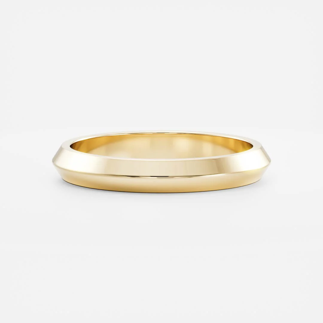 The Julian Ring - Classic Knife Edge Men's Wedding Band - Image 8