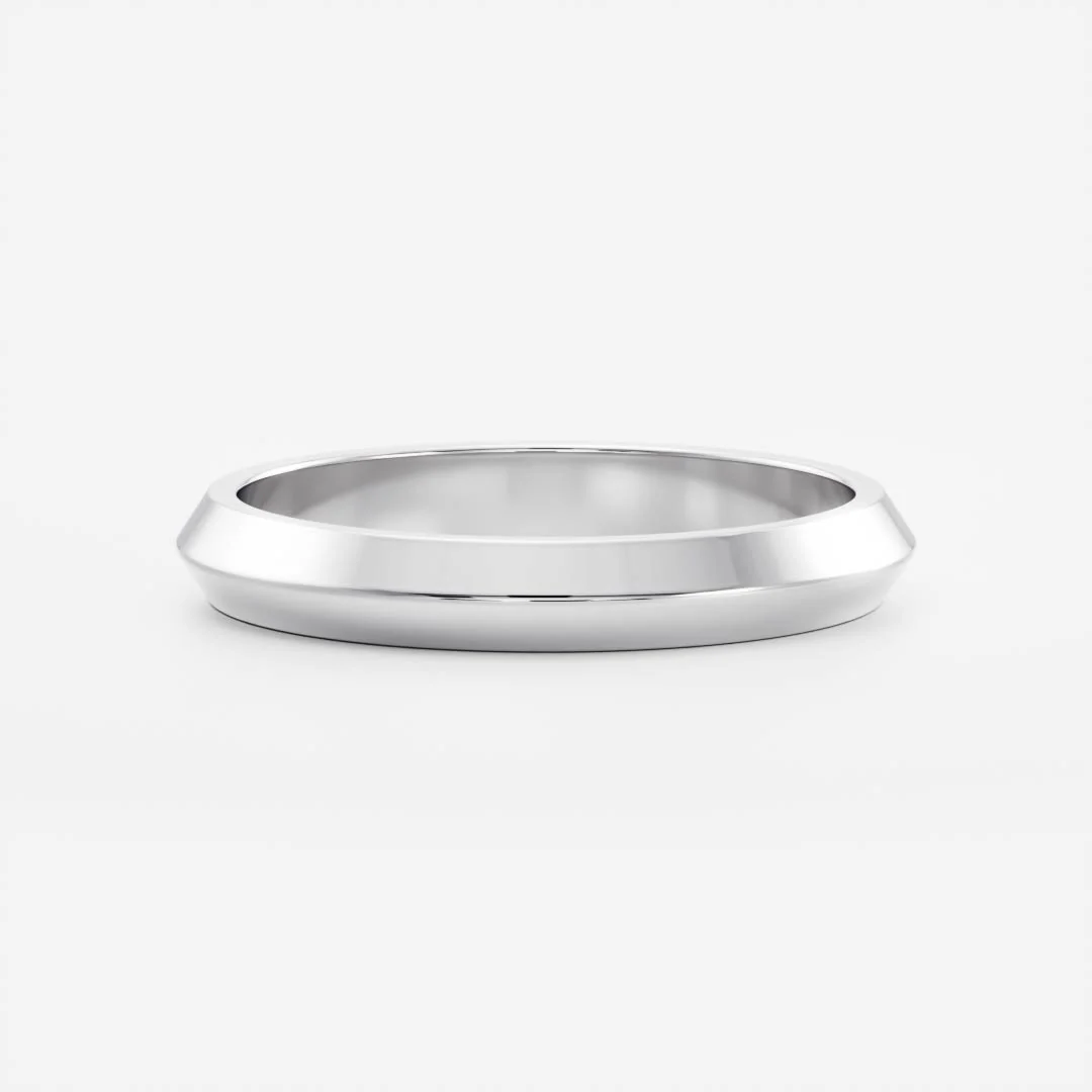 The Julian Ring - Classic Knife Edge Men's Wedding Band - Image 9