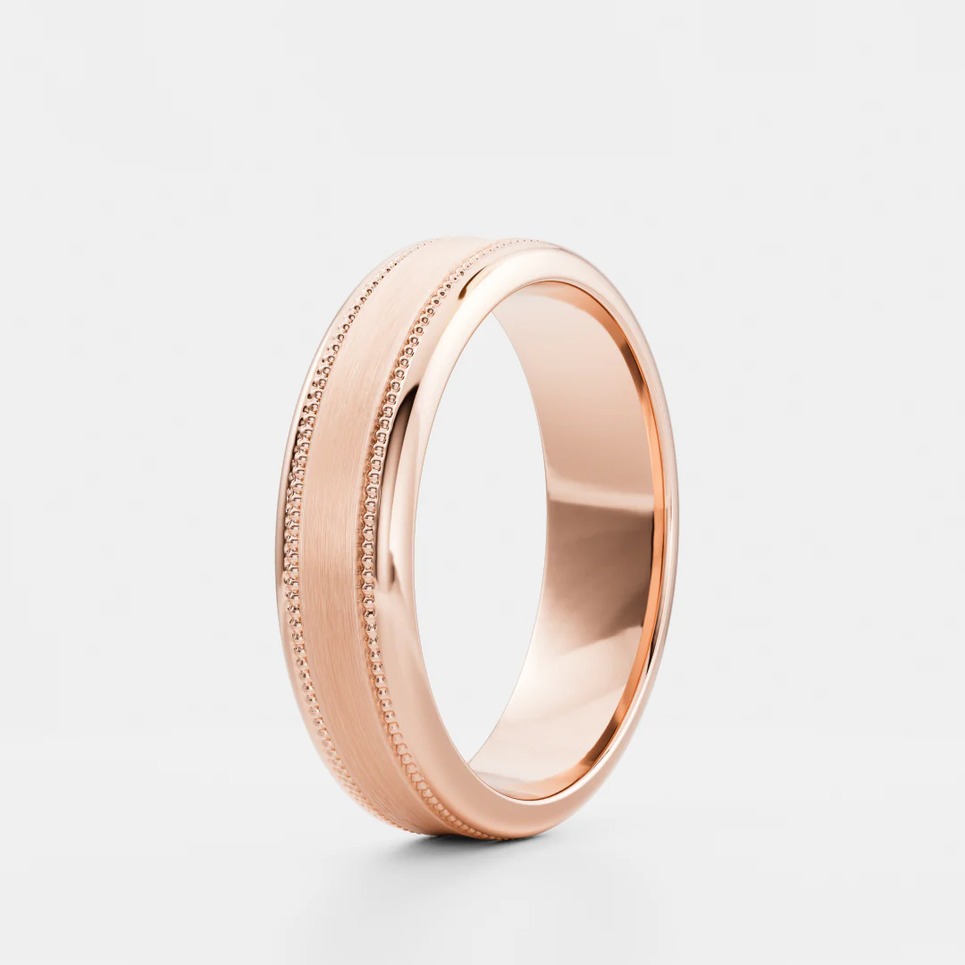 The Orion Ring - Milgrain-Detail Men's Ceremonial Band - Image 13