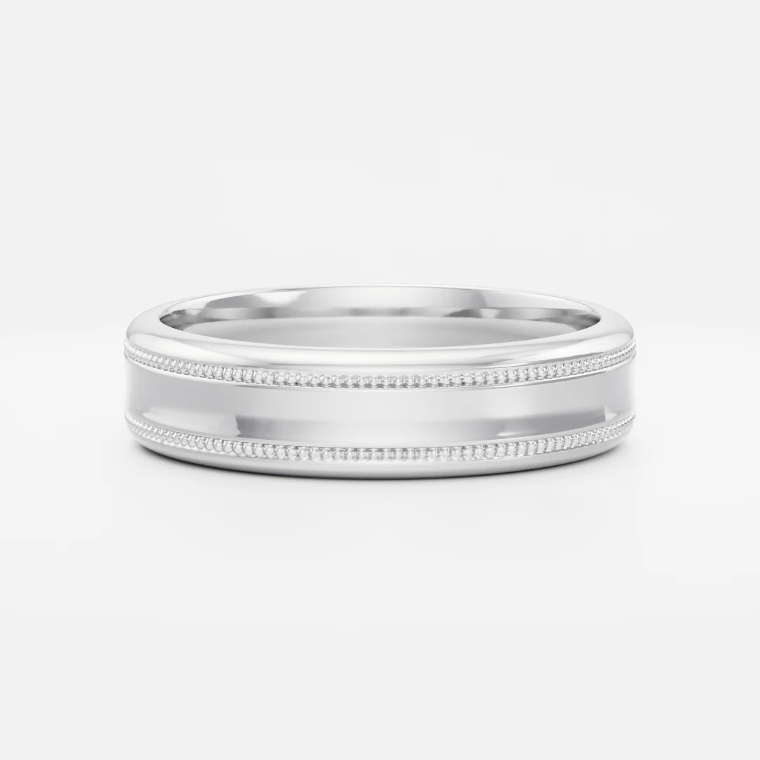 The Orion Ring - Milgrain-Detail Men's Ceremonial Band - Image 3