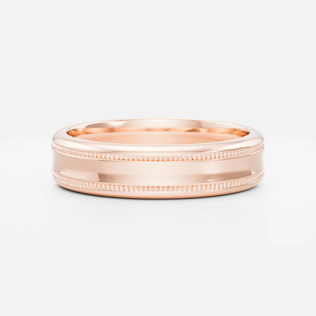 The Orion Ring - Milgrain-Detail Men's Ceremonial Band - Image 4