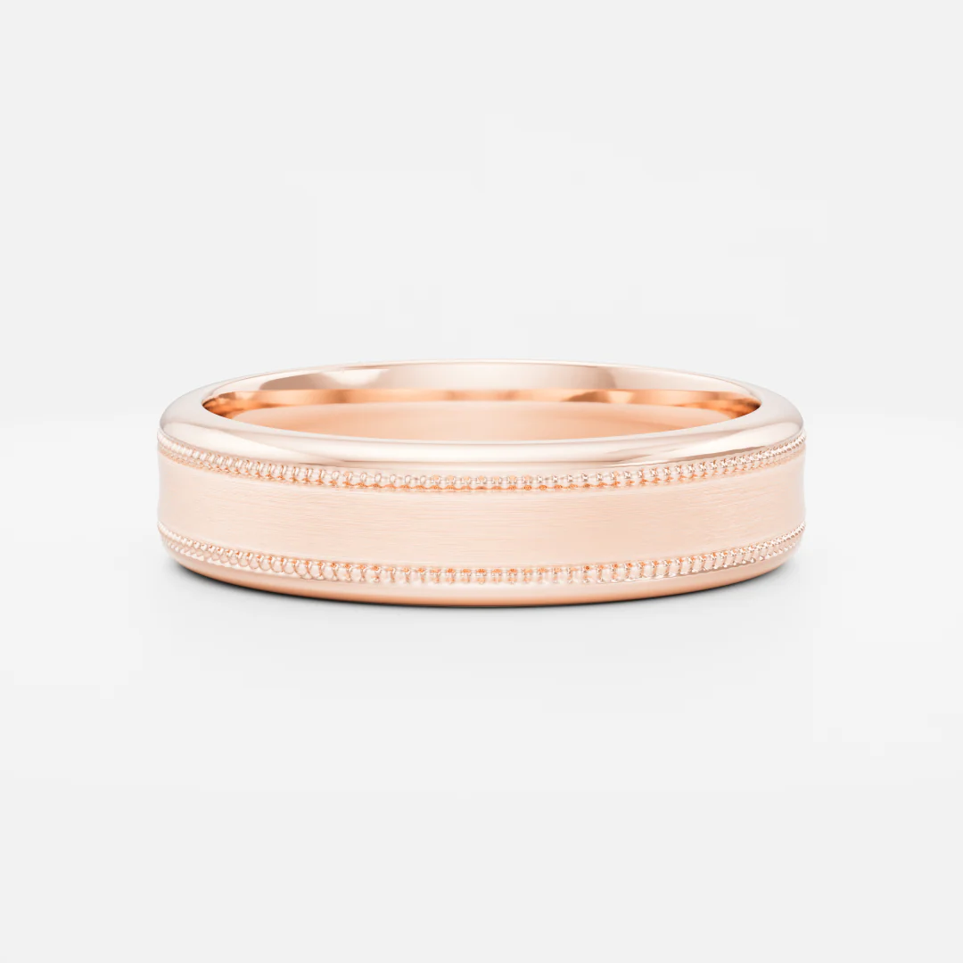 The Orion Ring - Milgrain-Detail Men's Ceremonial Band - Image 7