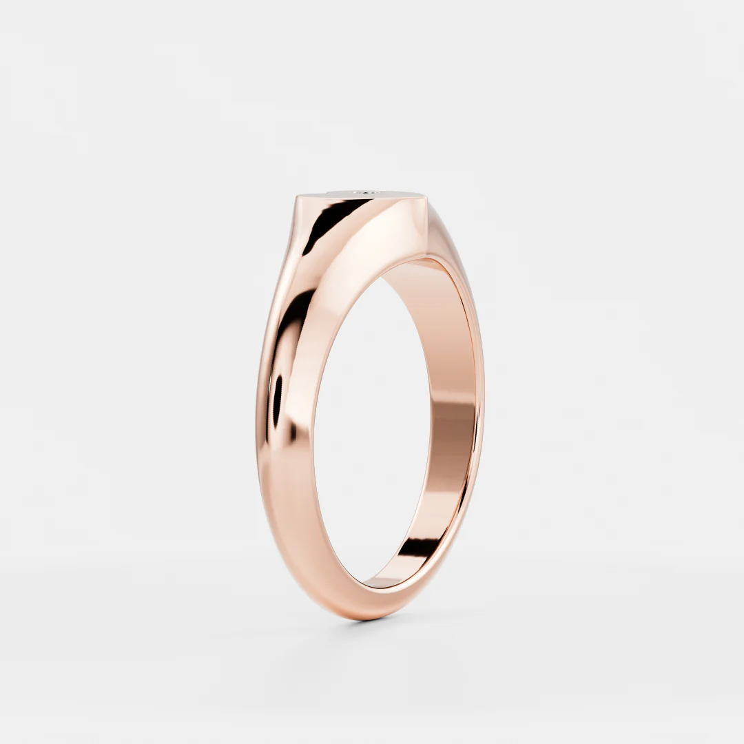 The Signature Heart Inlay Signet Ring - Image 11