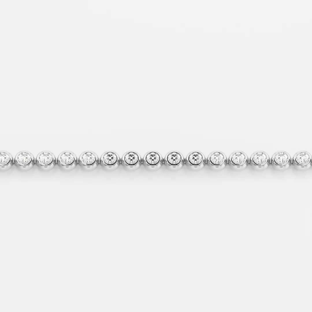 The Signature Round Bezel Tennis Bracelet - Image 5