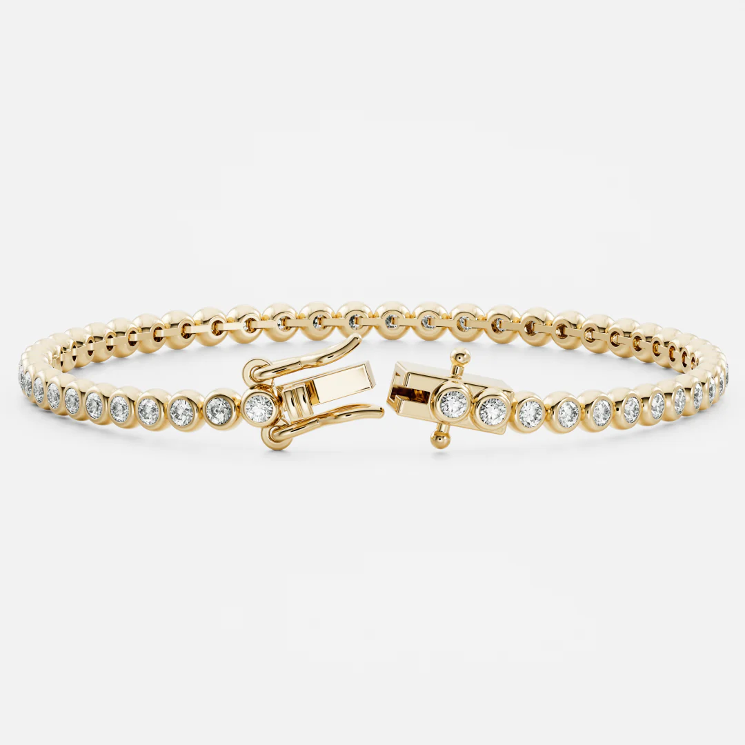 The Signature Round Bezel Tennis Bracelet - Image 7