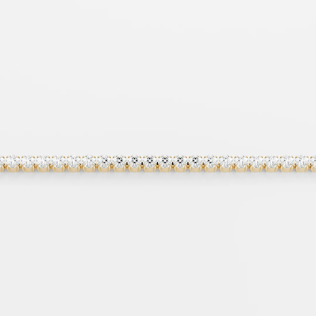 The Signature Round Prong Set Tennis Bracelet - Image 4