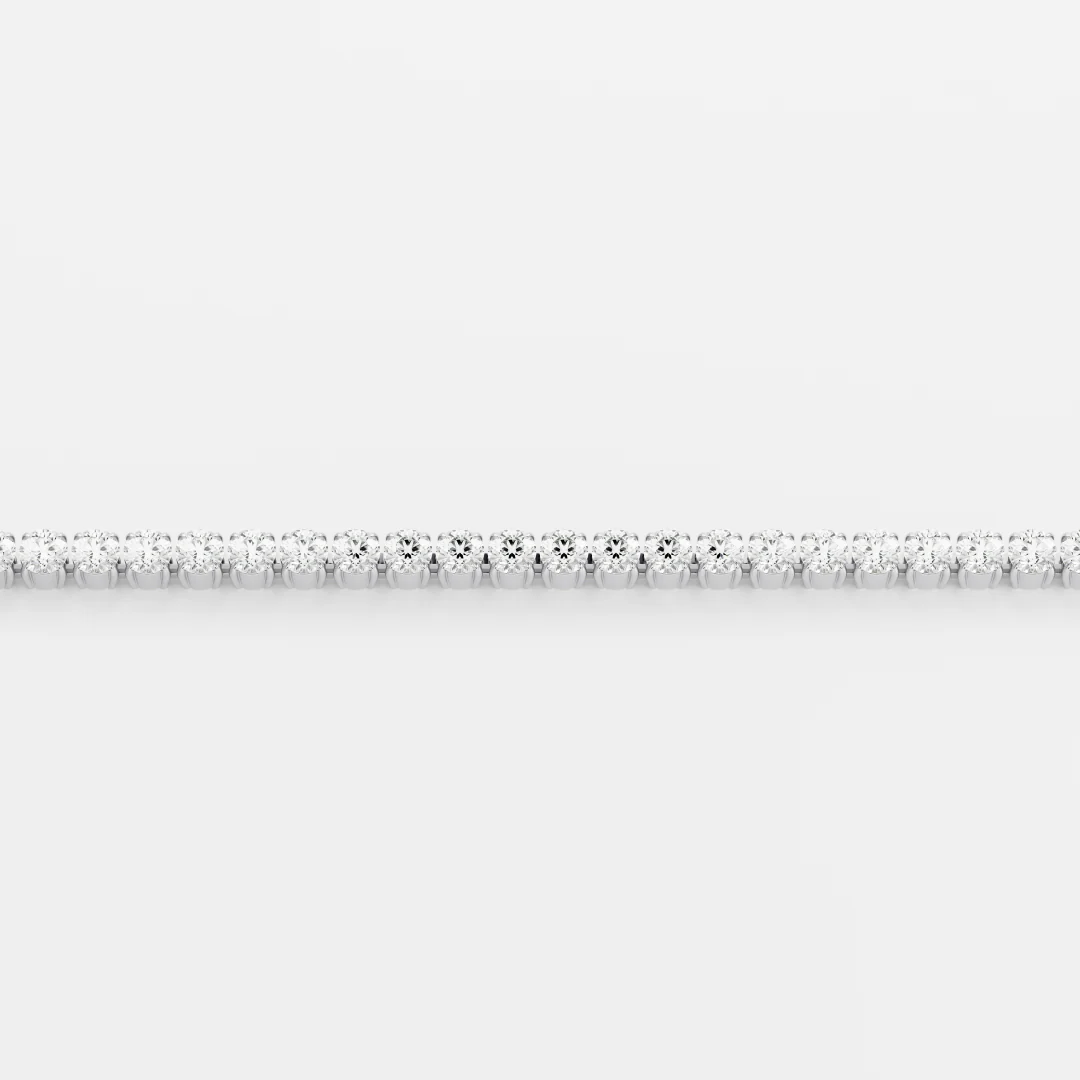 The Signature Round Prong Set Tennis Bracelet - Image 5