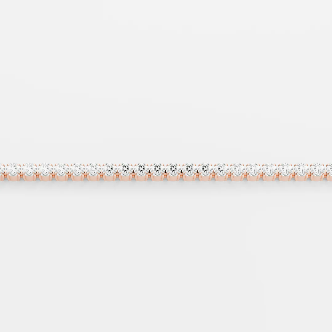 The Signature Round Prong Set Tennis Bracelet - Image 6