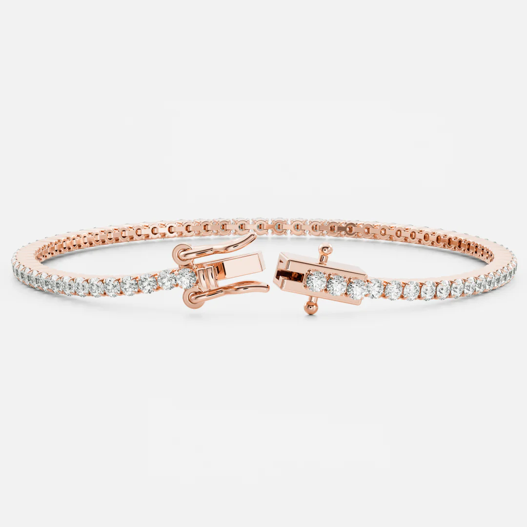 The Signature Round Prong Set Tennis Bracelet - Image 9