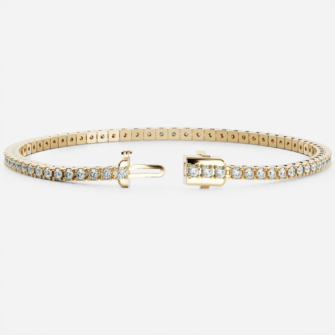 The Signature Tennis Bracelet - 2CTTW Lab Diamond - Image 4