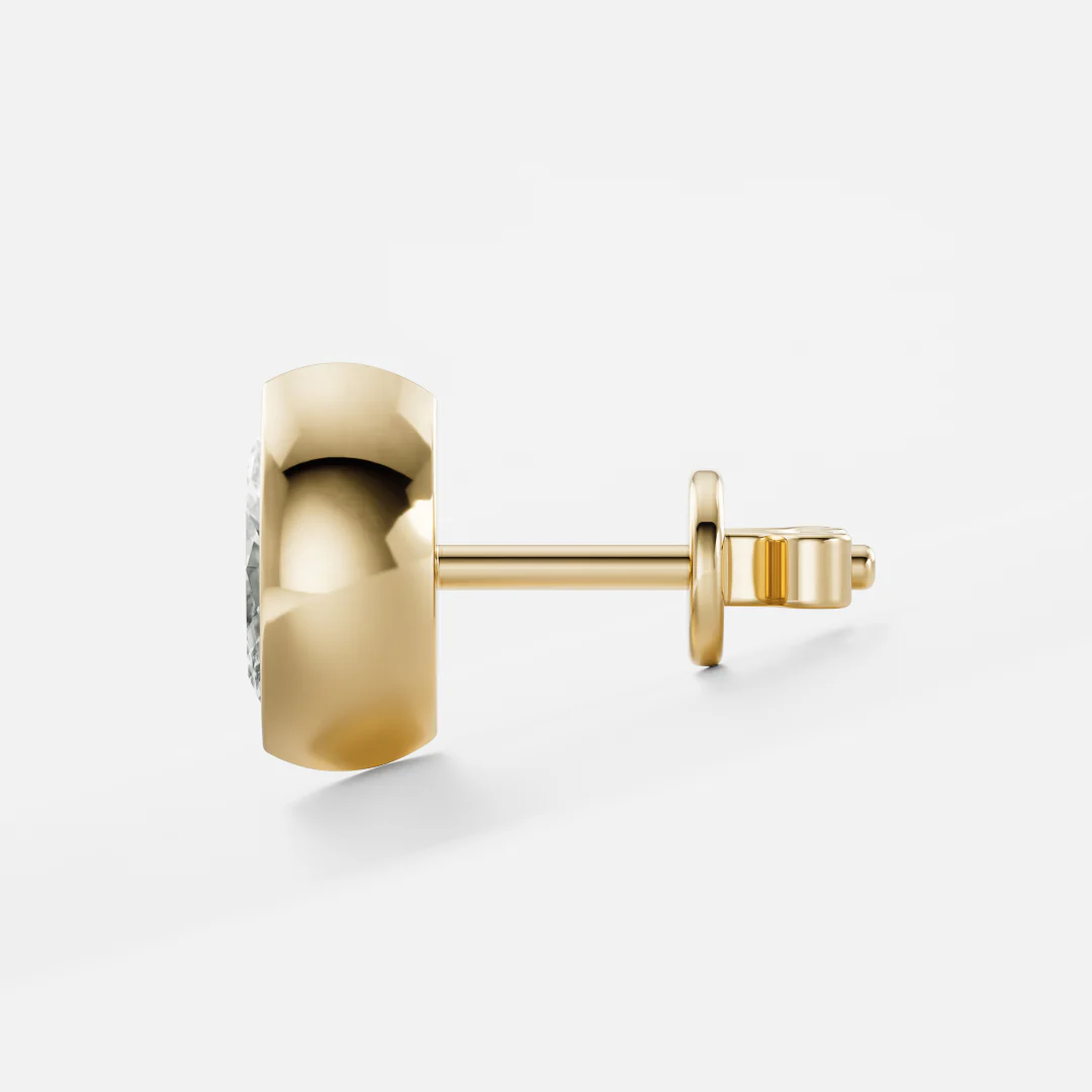 The Vera Earrings - Marquise Bezel Studs - Image 4