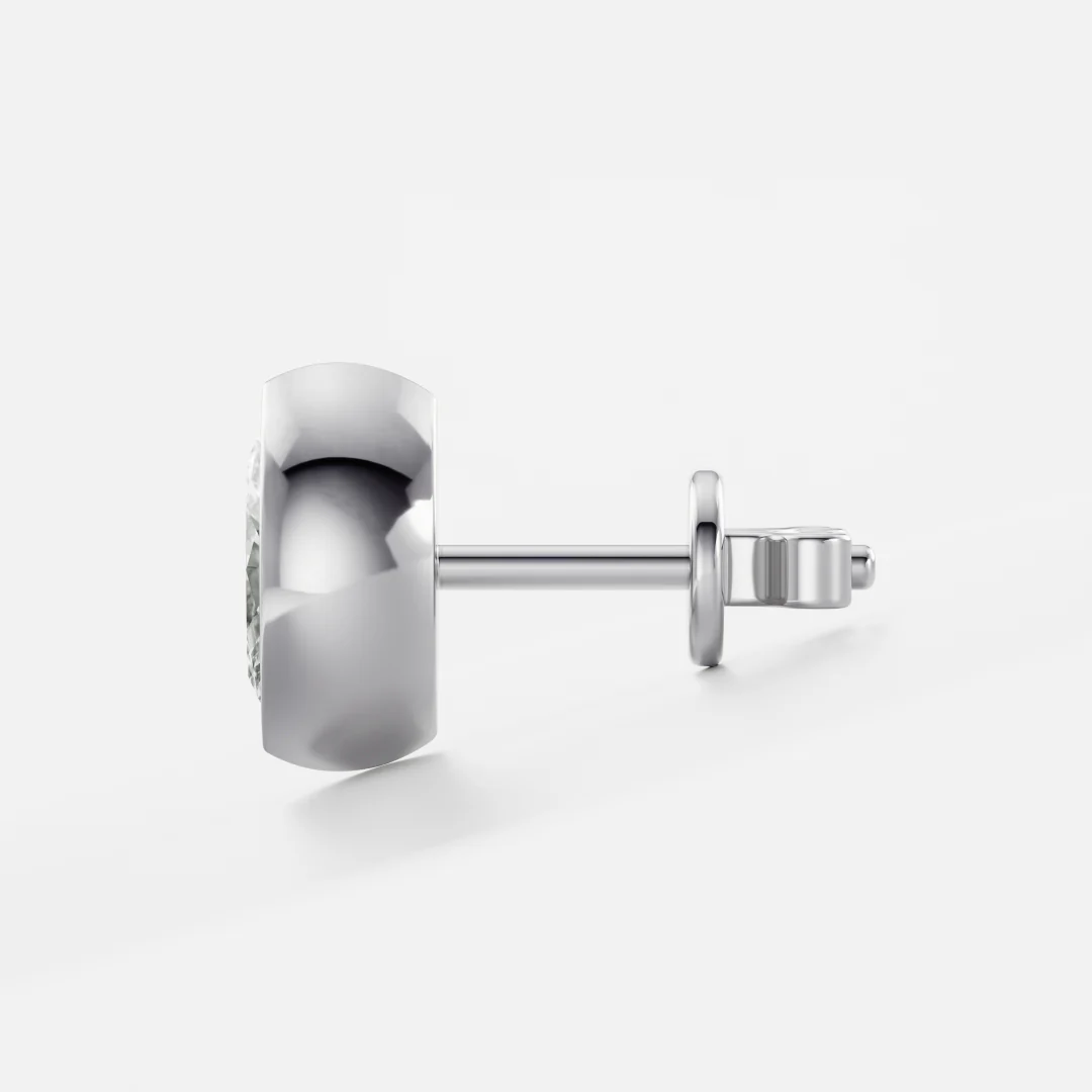 The Vera Earrings - Marquise Bezel Studs - Image 5