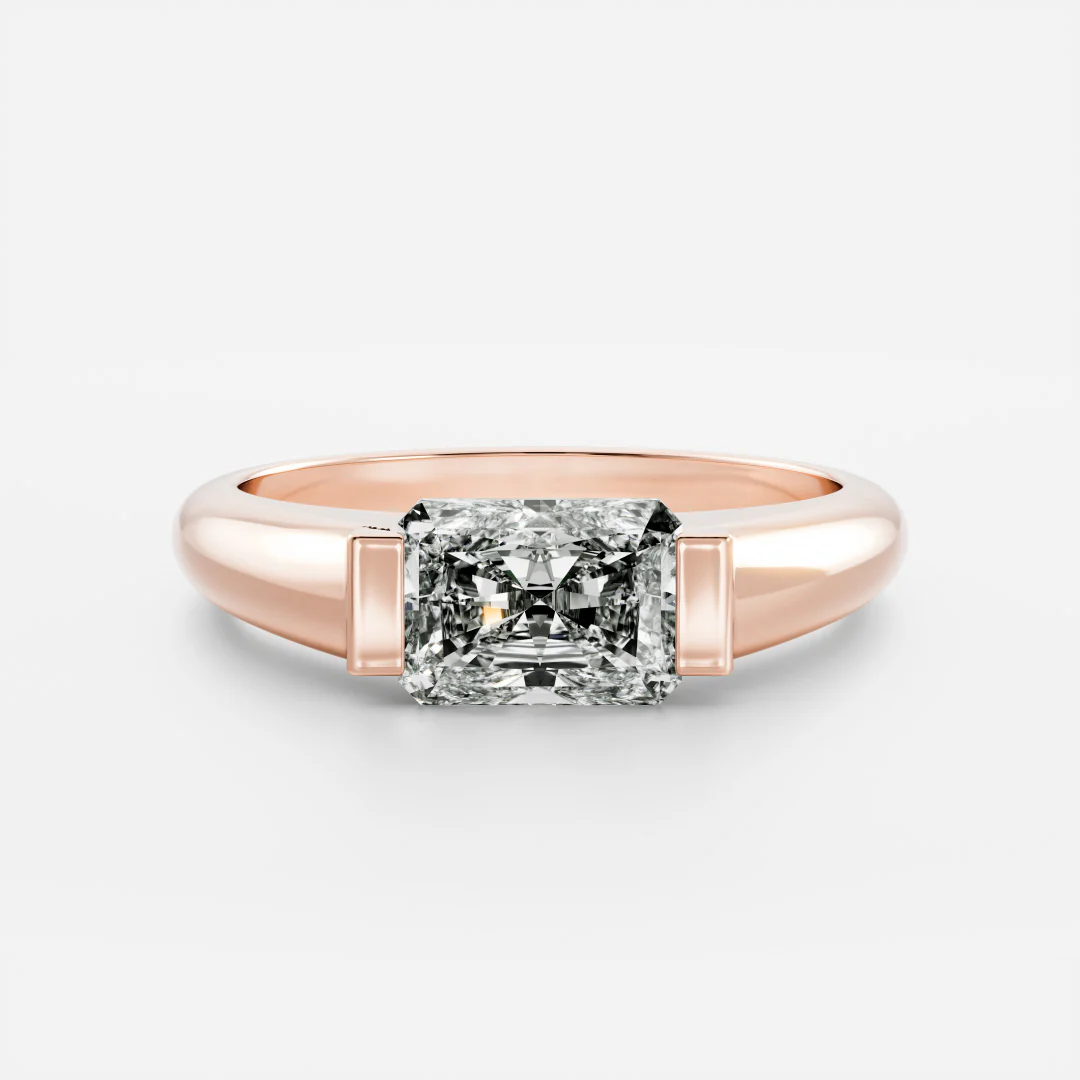 The Winslow Ring - Radiant Half Bezel Signet - Image 7